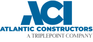 ACI Atlantic Constructors logo with the words 'Atlantic Constructors' and the tagline 'A TriplePoint Company'.